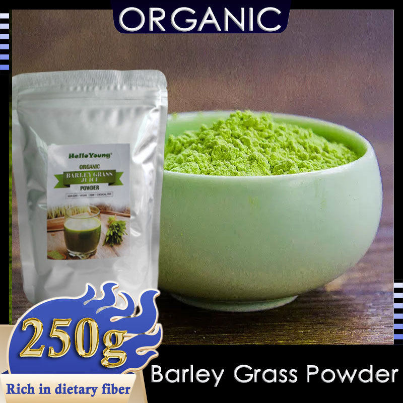 Pure Organic Barley Grass Original Powder Juice Drink 250g lowering cholesterol, beautiful skin, healthy slimming drink Main image