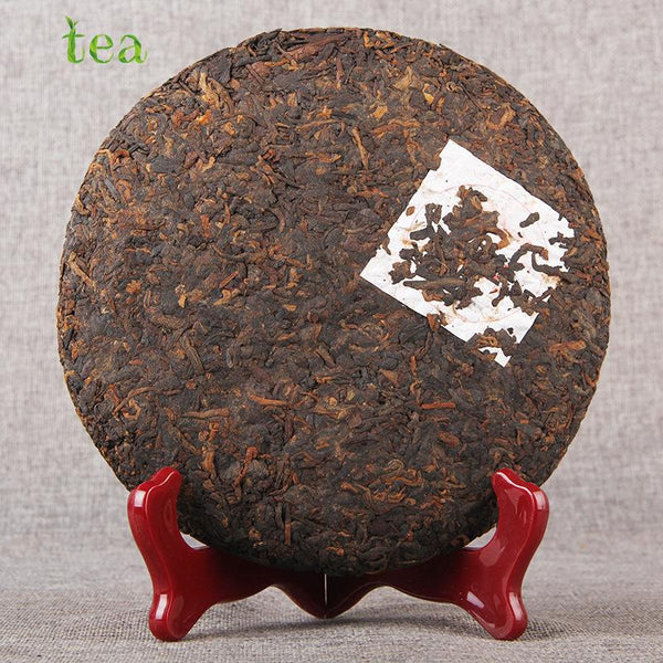 CIFbuy Yunnan Pu'er Menghai Qizi Cake Tea Menghai Gongbing Mature Tea 357g
云南普洱勐海七子饼茶 勐海贡饼熟茶 357克