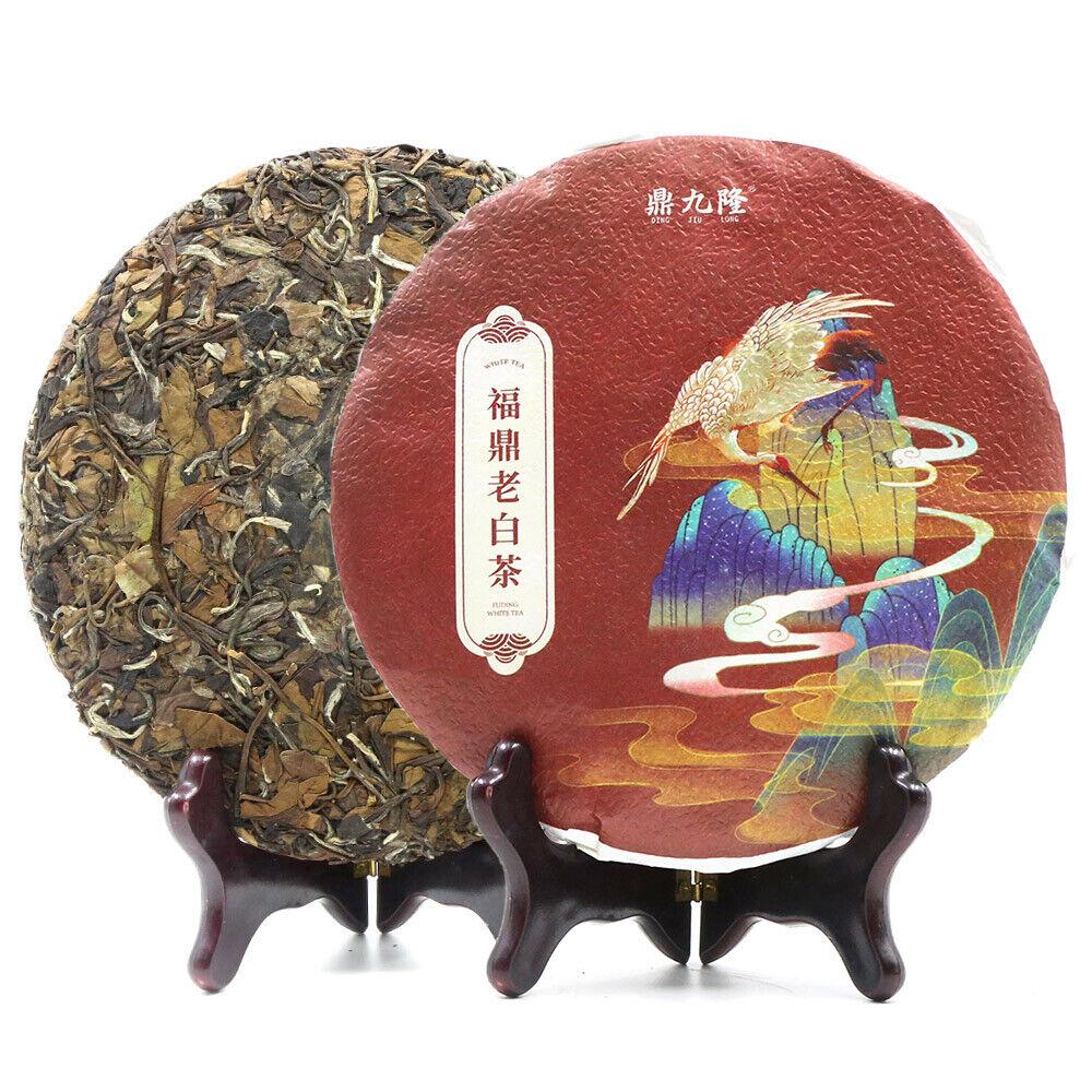 CIFbuy 2021 FuDing Old Tree Bai Cha Chinese White Tea Cake 350g