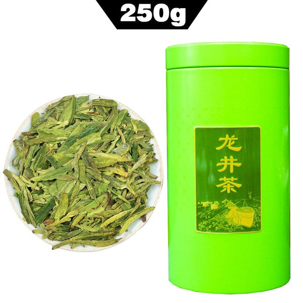 CIFbuy Chinese Green Tea Xihu Longjing Dragon Well 2023 in cans 250g
