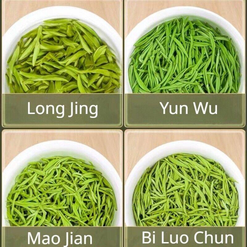 CIFbuy 500g Green Tea Combination Longjing + Maojian + Biluochun + Yunwu Loose Leaf Tea