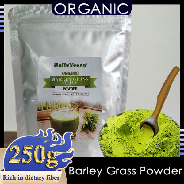 Barley Grass Powder Original 100% healthy Pure Organic Barley for weight loss body detox keto diet Barley grass powder 100% organic Natural Pure Barley Grass Low Sugar Level Body Detox Diet Barley Healthy Food