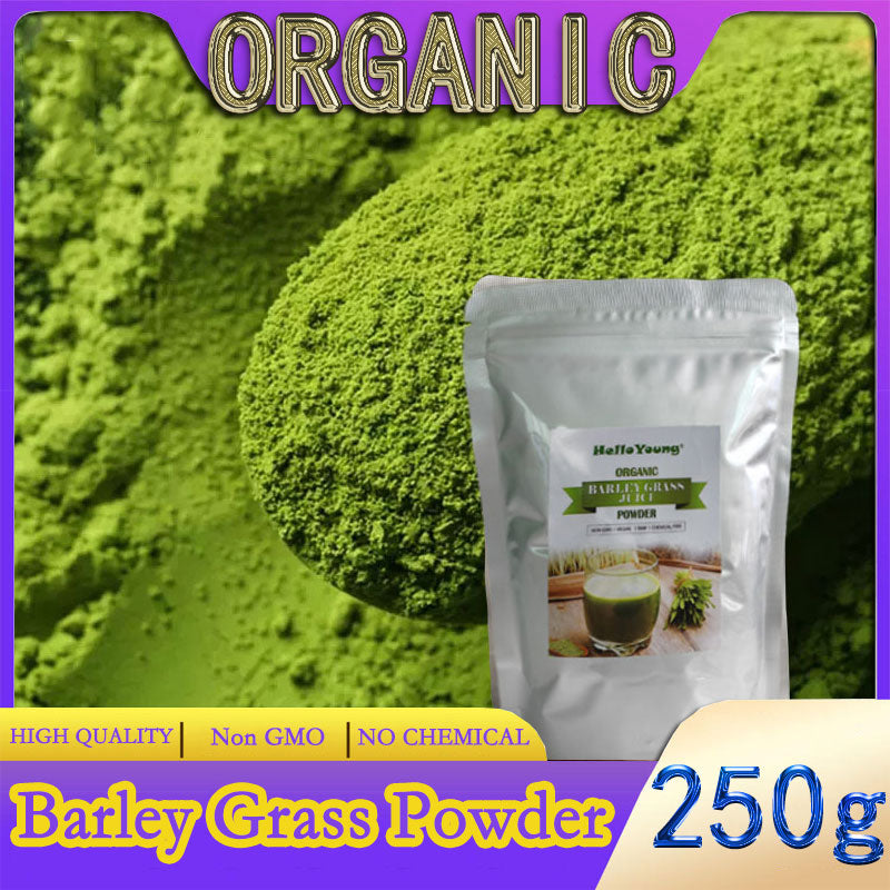 Organic Barley Grass Powder original 250g barley grass official store organic barley grass powder Good Source of Fiber, Protein. Great for Juices, Smoothies, Shakes Main image