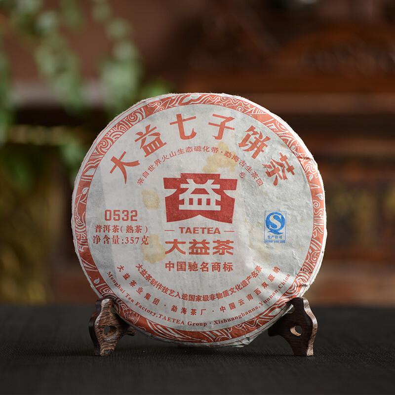 CIFbuy 2012 Yr TAETEA 0532 Batch 201 Shu Pu Er Ripe Puer Tea 357g Dayi Puerh Tea Cake
2012年大益0532批次201熟普洱茶饼357克