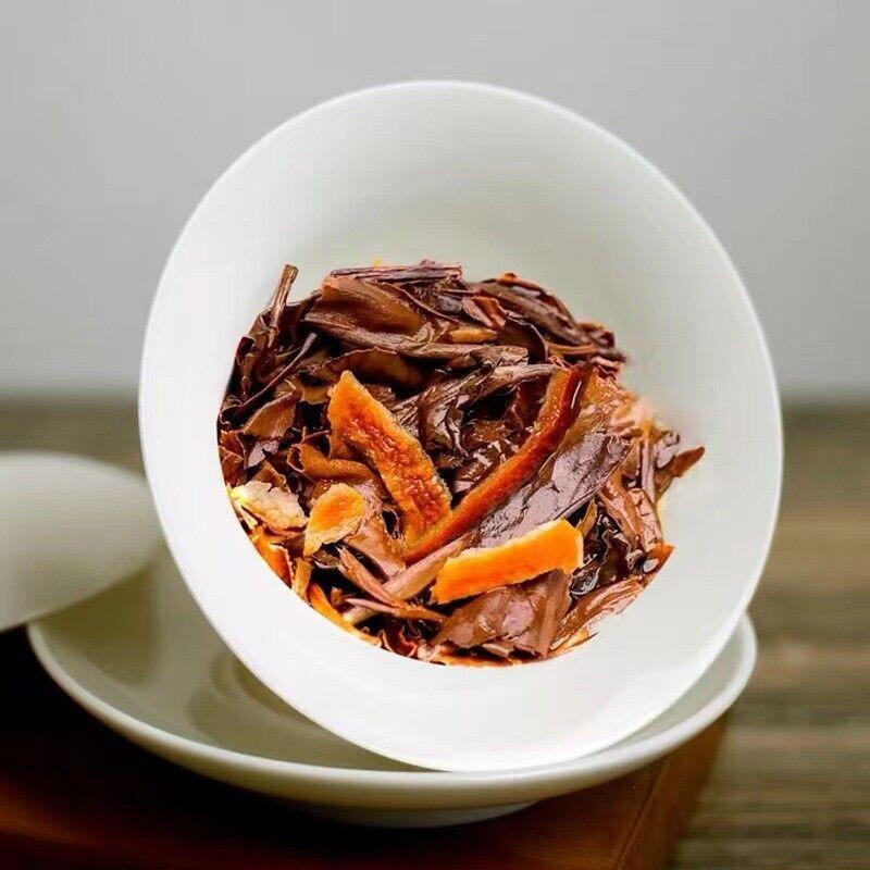 CIFbuy 500g ChenPi White Tea Fuding Old White Tea Longzhu Xinhui Chen Pi Small Tea Cake