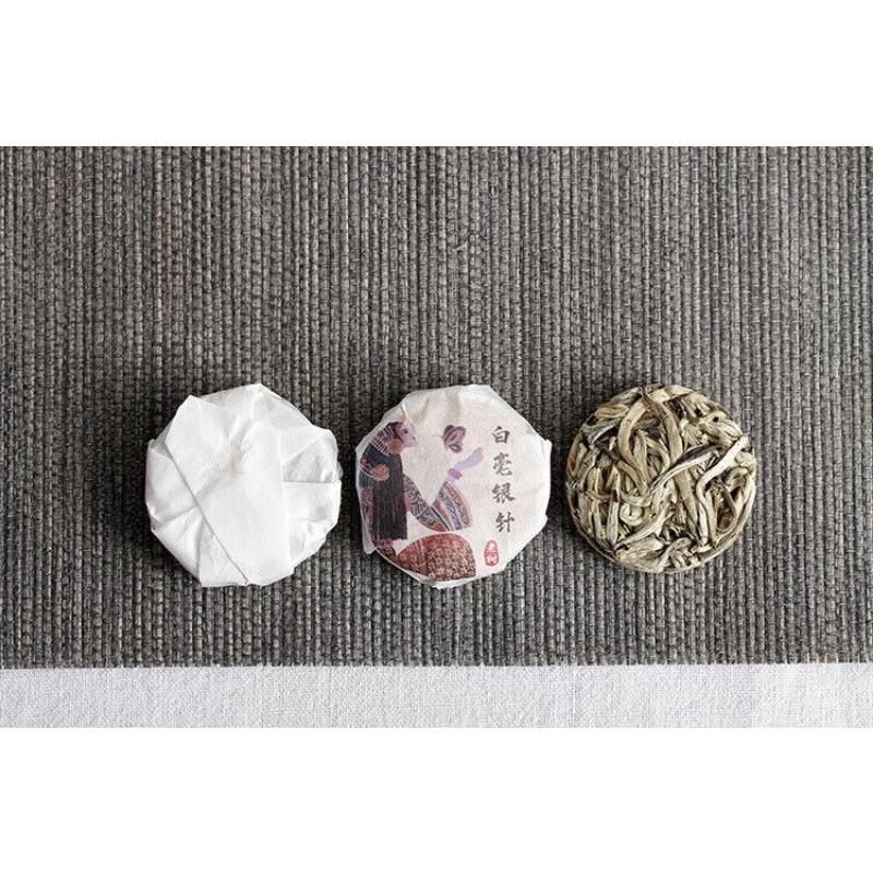 CIFbuy 500g Yunnan Pu'er Tea Pressed White Hairs Silver Needle Small Cakes Mini Tuo Tea