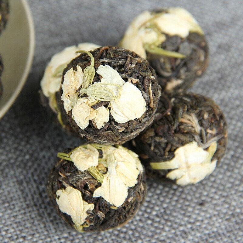 CIFbuy 500g Yunnan Jasmine Pu'er Dragon Ball Raw Tea Ancient Tree Flower Pu-erh Tuocha