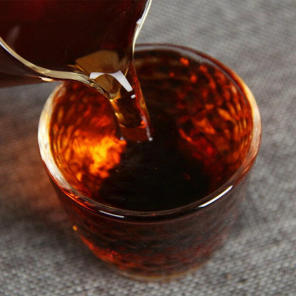 CIFbuy 2003 Bingdao Iceland Aged Tribute Tea Ripe Puer Tea Palace Golden Pu'er Shu 357g