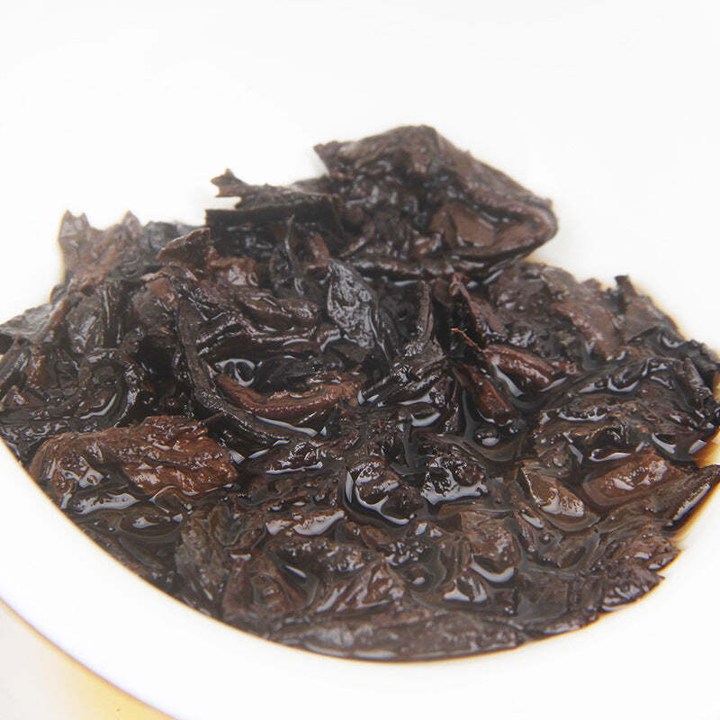 CIFbuy 357g Yunnan Menghai Ripe Puerh Tea Cake Kungfu Pu-erh Cooked Tea Old Tree Pu'er