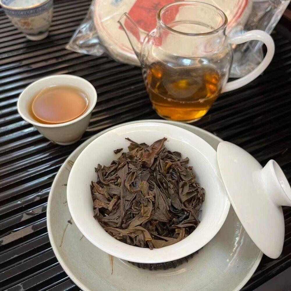 CIFbuy 357g Yunnan Old Puerh Tea 2009 Daxueshan Sheng Pu-erh Tea Cake Aged Pu'er Tea