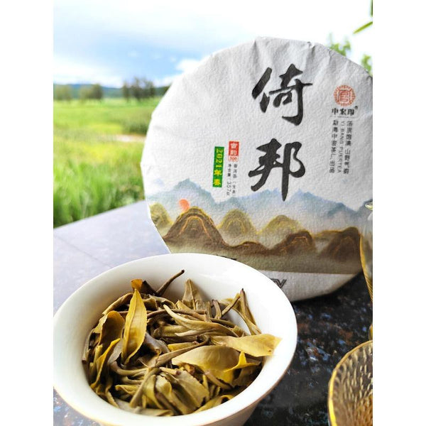 CIFbuy 357g Yibang Pu'er Raw Tea Ancient Six Great Tea Mountains Yunnan Old Tree Cake