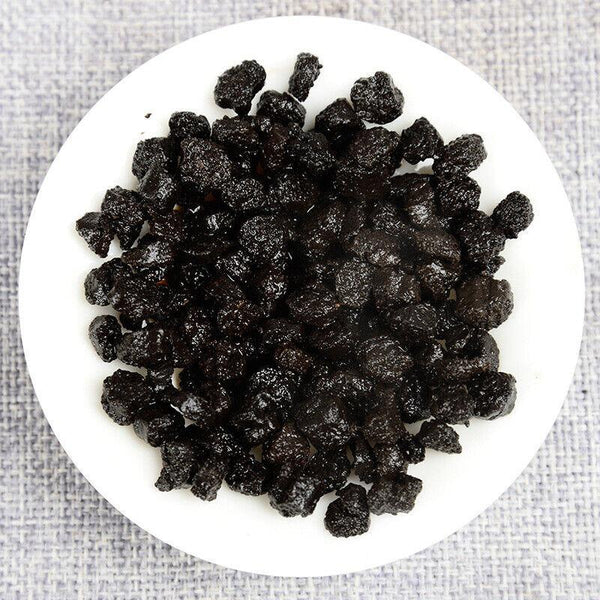 CIFbuyYunnan Puerh Tea Fossil Glutinous Fragrance Broken Silver 100g Tin Cooked Tea