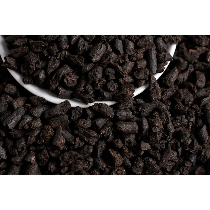 CIFbuy 500g/Tin Yunnan Pu'er Tea Menghai Ripe Tea Jujube Tea Fossil Crushed Silver