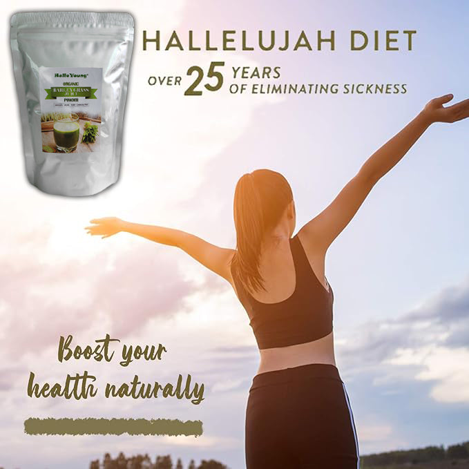 Unsweetened Premium Organic Barley Grass Powder 250g 100% Organic Barley Low Carb Diabetic Friendly e for weight loss