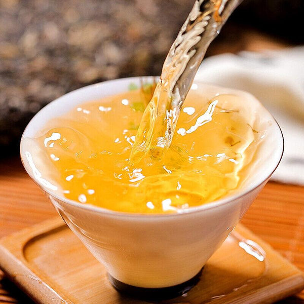 CIFbuy Dr. Pu'er Tea Taihe Pure Spring Leaves Puer Large Pu-erh Tea Cake Raw 2018 660g