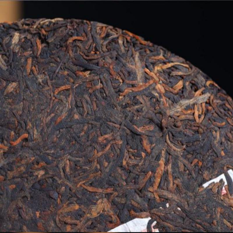 CIFbuy 357g Yunnan Puerh Ripe Tea Cake Bangpen Old Tree Pu-erh Cooked Tea Old Pu'er Tea