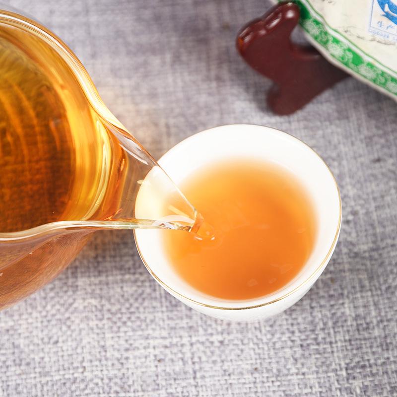 CIFbuy 357g Puerh Tea Menghai Impression Tea Cake Medium Term Tea Tea Tea Cake