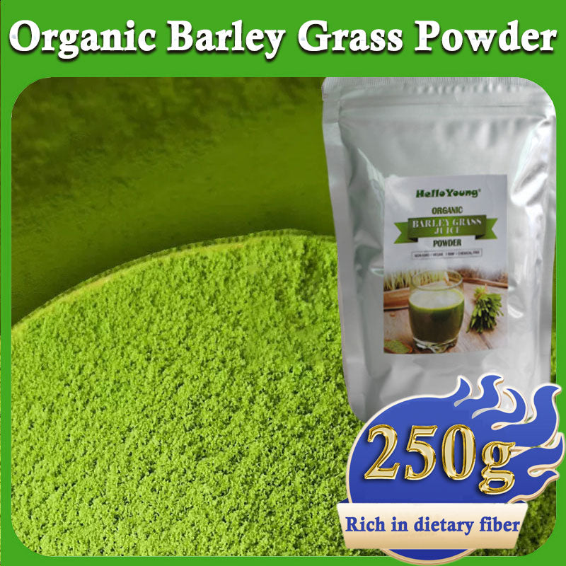 Barley Grass Powder Original 100% Pure And Organic Green Tea Barley Grass Powdered Drink Body Detox Health Wealth Main image
