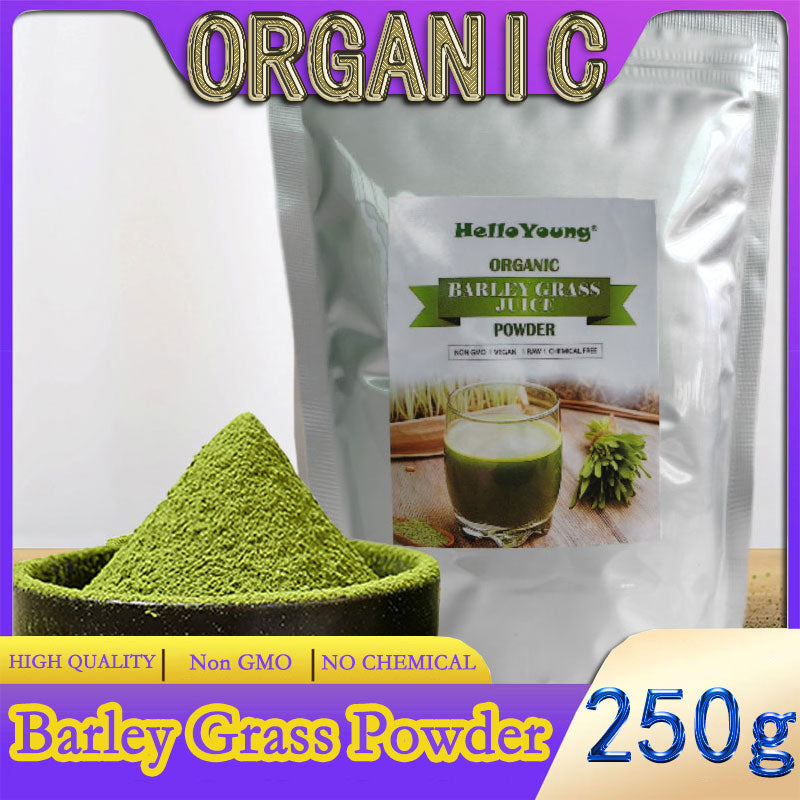 barley powder pure organic Organic Barley Grass Powder original 250g barley grass official store lowering cholesterol, beautiful skin Main image