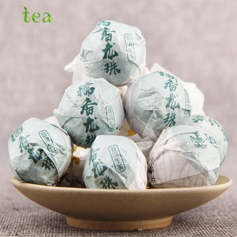 CIFbuy Long Zhu Raw Puerh Tea 500g Glutinous Rice Aroma Yunnan Chinese Pu'er