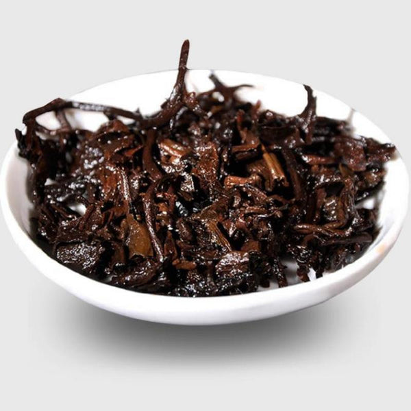 CIFbuy 357g Yunnan Puerh Cooked Tea Cake Aged Pu-erh Ripe Tea Old Tree Pu'er Black Tea