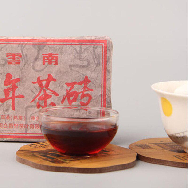 CIFbuy Yunnan Aged Shu Puer Tea Brick 2009 Ancient Tree Material 250g