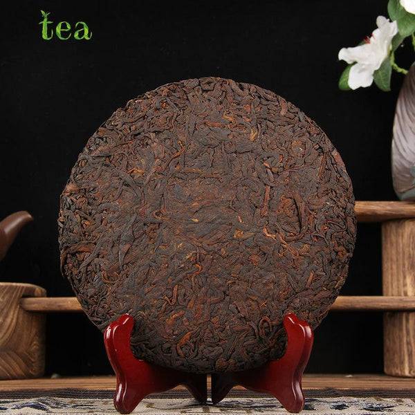 CIFbuy Dragon Puer Cake, Year of the Dragon Zodiac Sign, Chen Xiang, Ripe Cake Golden Dragon Ancient Tree Puer Tea, Ripe Tea Cake Yunnan Cizi Cake