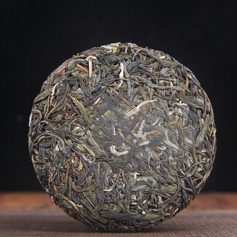CIFbuy 100g Yunnan Menghai He Kai Sun Green Pu-erh Raw Tea Cake Seven Seed Cake Tea
