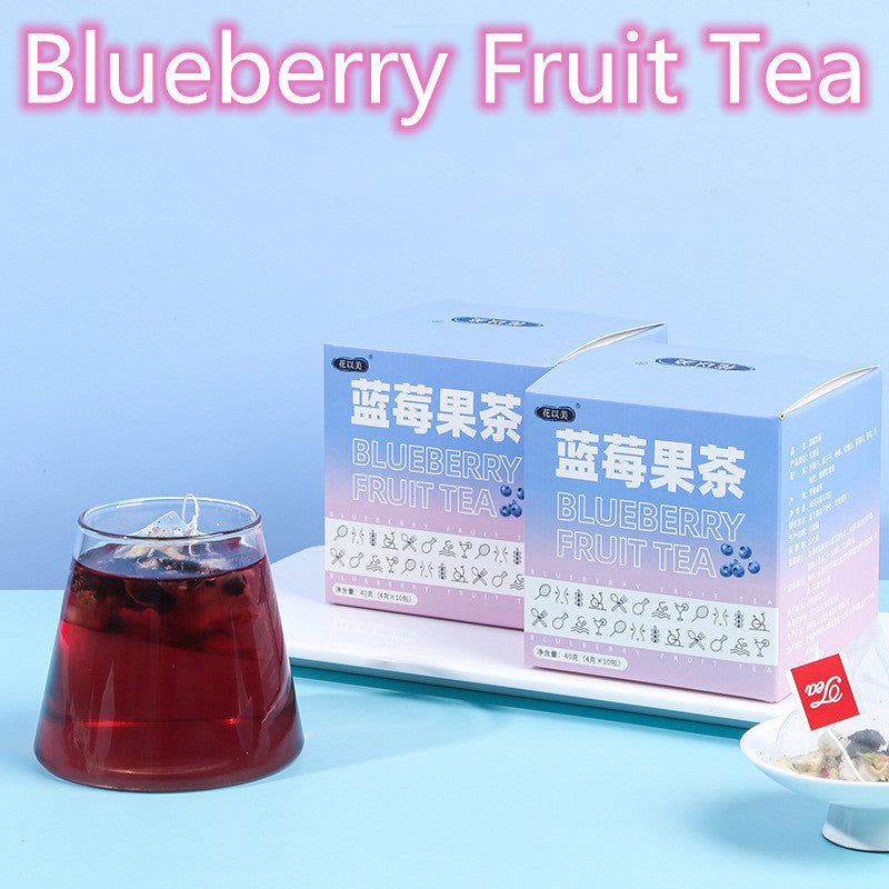 Blueberry fruit tea triangle bag infusion tea apple peach mulberry fruit tea 40g Main image