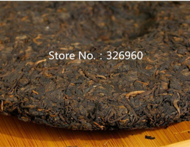 CIFbuy Natural MengHai Ripe Pu-erh Tea 100g Herbal Black Tea for Daily Wellness天然勐海熟普洱茶 100克 促进日常健康的草本红茶