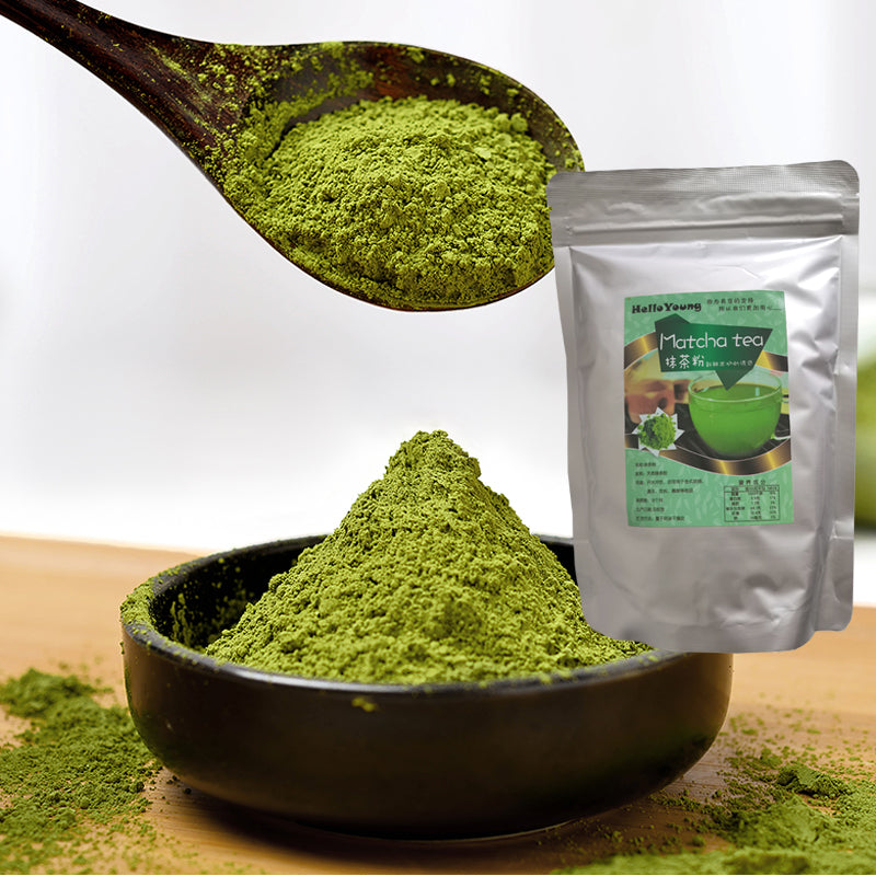 Matcha Powder Organic Matcha Green with Powder Slimming Products For Dessert Pastry Ice Cream Baking Black Color matcha green tea powder Main image