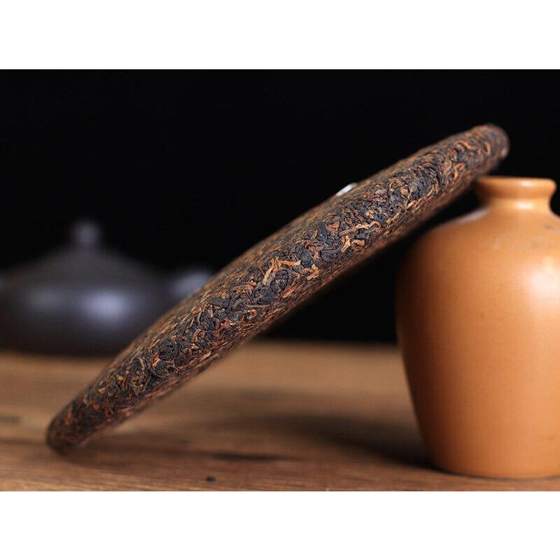 CIFbuy 357g Ripe Puerh Tea Cake Yunnan Tea Cake