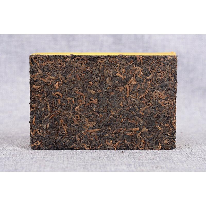 CIFbuy Yunnan Pu'er Ripe Tea Golden Bud Ripe Tea Brick 250g