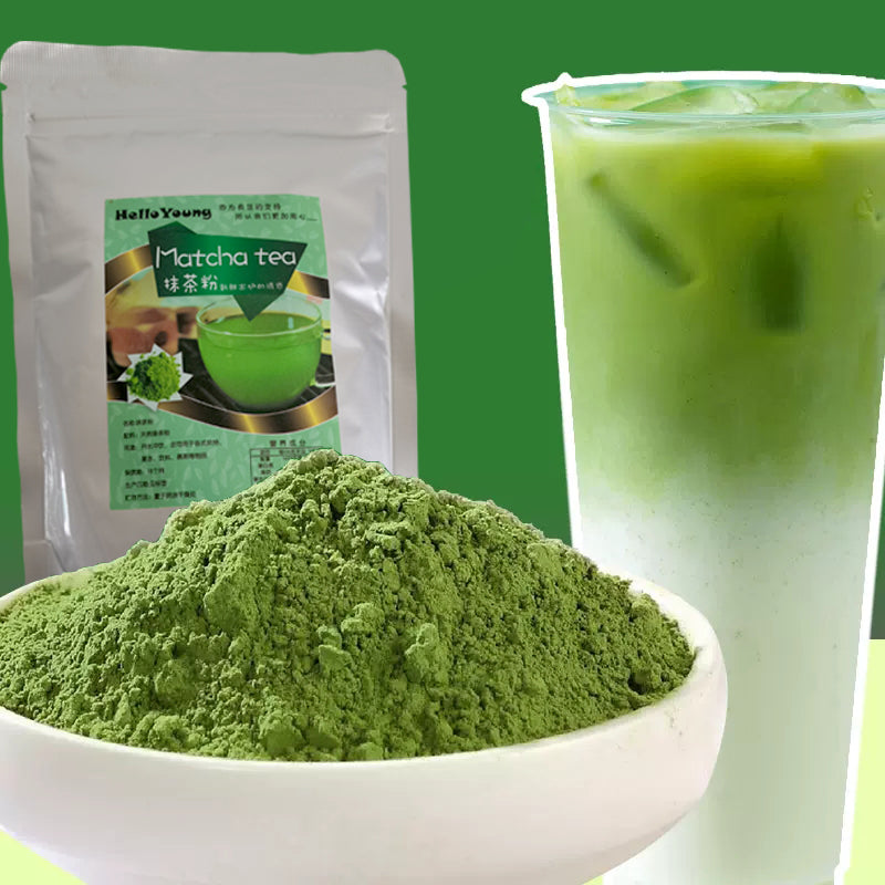 green tea powder MATCHA POWDER LATTE FOR BEVERAGE SWEETENED PREMIX KETO ORGANIC 250g matcha green tea powder japan Main image