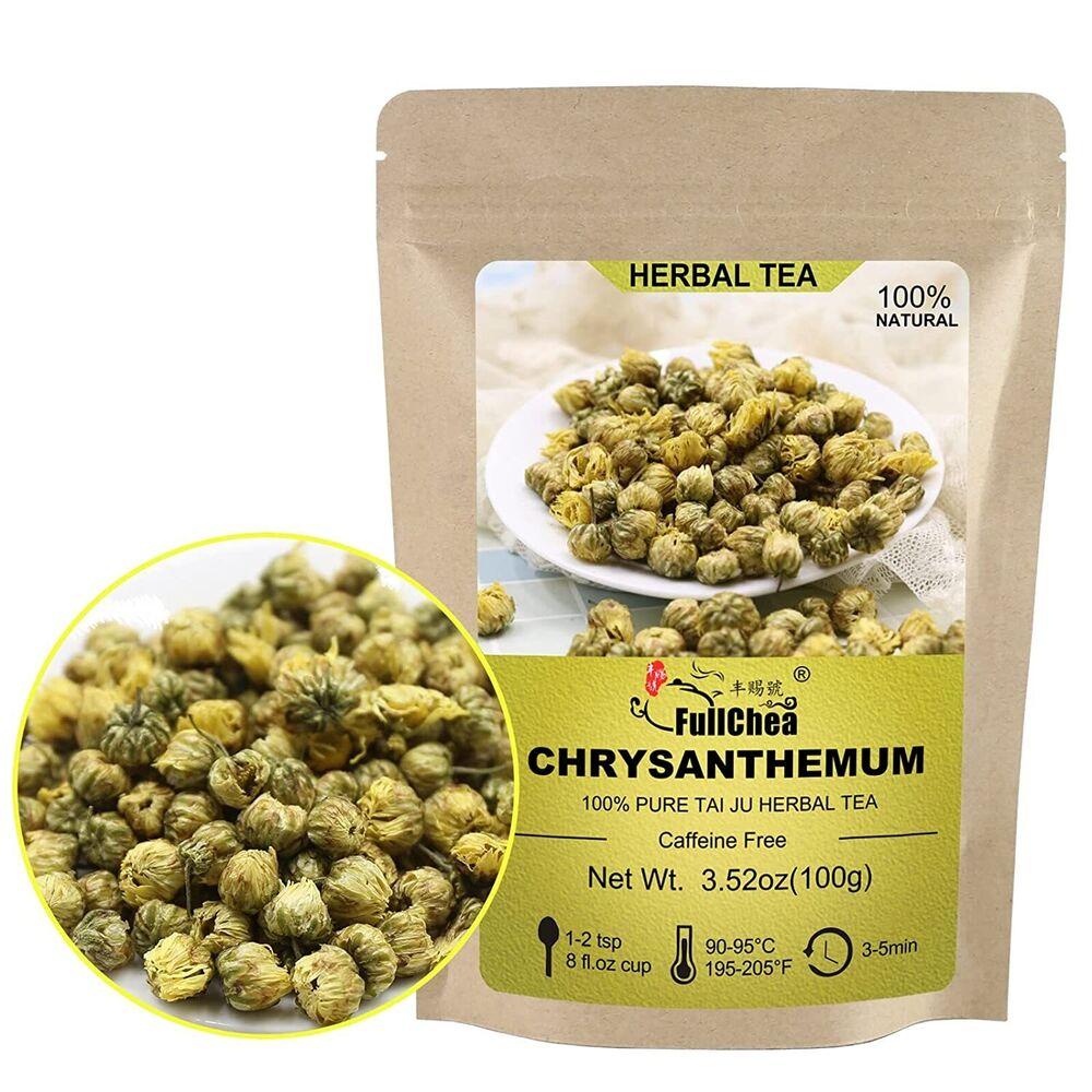 CIFbuy 2023 FullChea Top Grade Chrysanthemum Tea 3.52oz/100g - Premium Herbal Tea