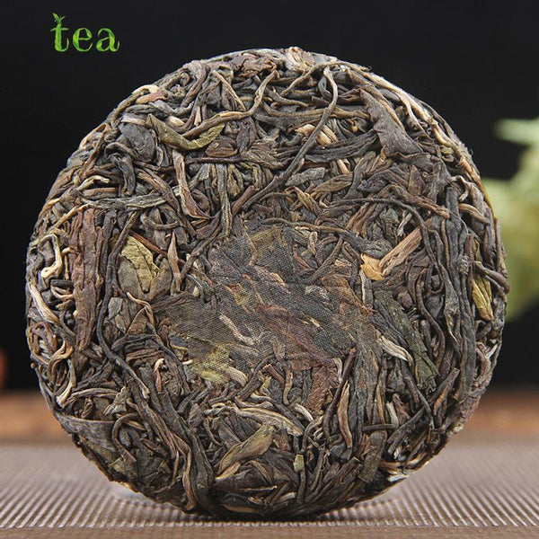 CIFbuy Pu'er Raw Tea Cake, Brown Mountain Pu'er Seven Seeds Round Cake, 100g Small Cake
普洱生茶饼，布朗山普洱七子圆饼，100克小饼