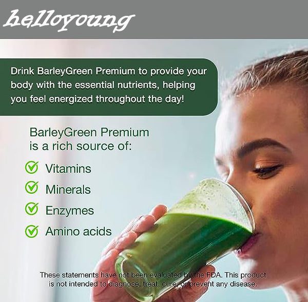 Unsweetened Premium Organic Barley Grass Powder 250g Rich in Immune Vitamin, Fibers, Minerals, Antioxidants and Protein