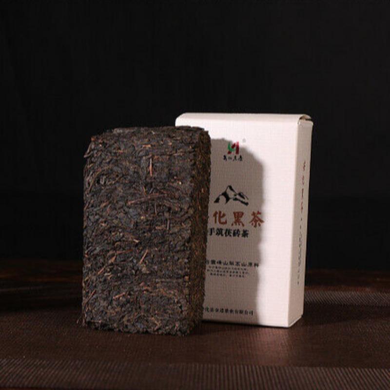 CIFbuy 208g Anhua Black Tea Authentic Hunan Tea Hand-built Aged Tian Fu Brick Tea