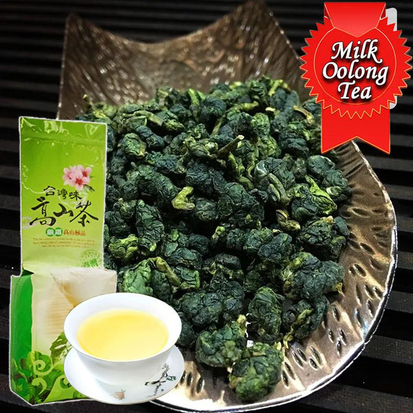 CIFbuy HelloYoung 100% Natural and Origin Taiwan High Mountain Slimming Milk Oolong Tea Chinese Milk Oolong Tea Strong aroma resistant to brewing
