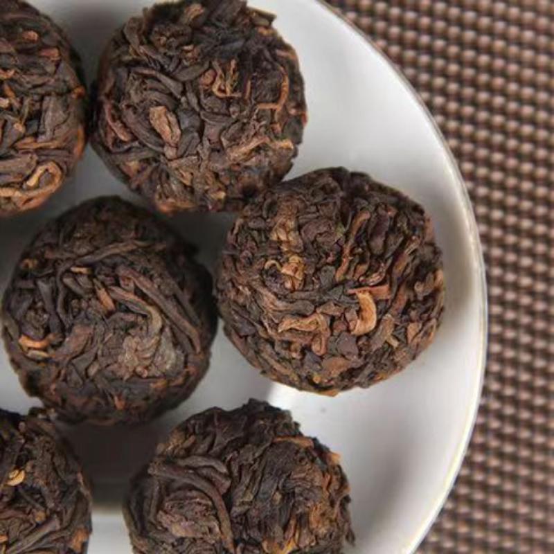 CIFbuy 500g Yunnan Ripe Puerh Tea Dragon Ball Pu-erh Cooked Tea Iceland Pu'er Black Tea