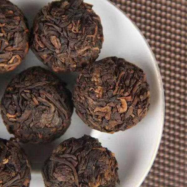 CIFbuy 500g Yunnan Ripe Puerh Tea Dragon Ball Pu-erh Cooked Tea Iceland Pu'er Black Tea