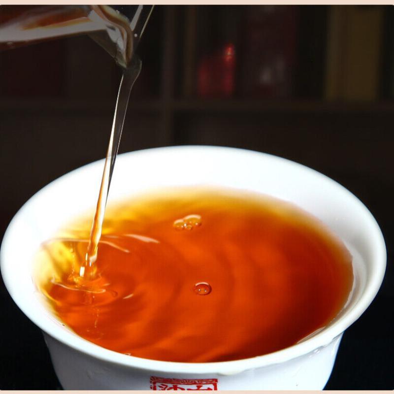 CIFbuy Anhua Dark Tea BaiShaxi 1939 Gold Flower Tea Brick 3 Years Aged Tian Fu Tea 1kg