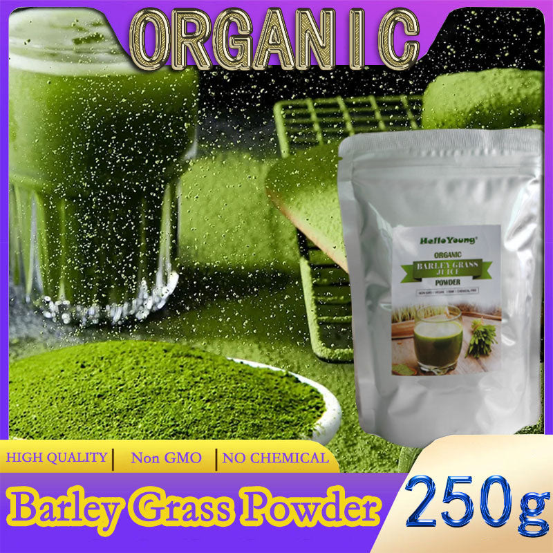 Organic Barley Grass Powder original 250g barley grass official store organic barley grass powder Rich in Fibers, Vitamins, Minerals, Raw Organic Perfect Food Green Superfood Main image