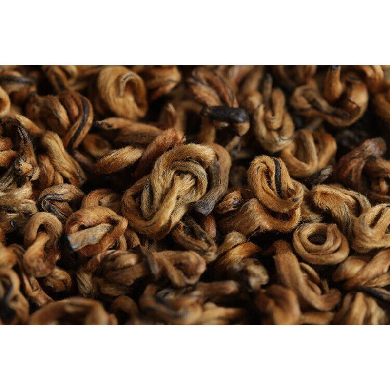 CIFbuy 500g Yunnan black tea Fengqing Dian Hong Jin Luo (No. 2) early spring tea