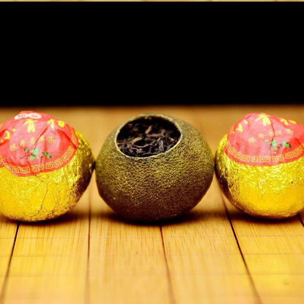 CIFbuy 250g Yunnan Puerh Tea Mandarin Orange Ripe Pu-erh Black Tea Cooked Red Tea
