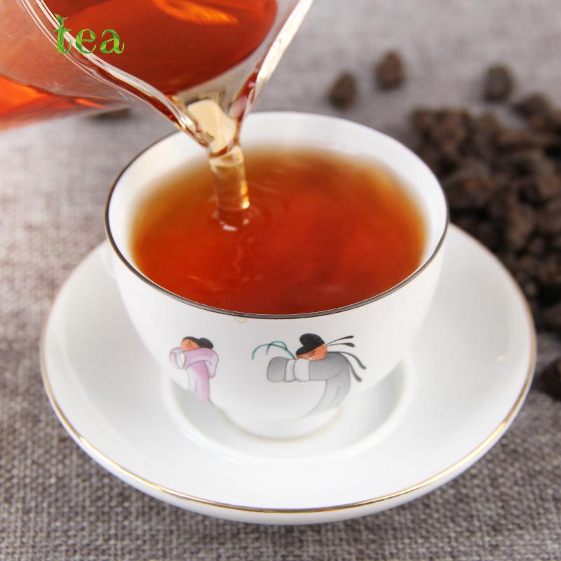 CIFbuy Aged Pu'er Tea, Menghai Jelly Aroma Crushed Silver Tea, Fossilized Aged Pu'er Aroma, Bulk Ripened Tea 500g