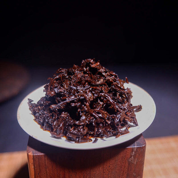 CIFbuy 357g Yunnan Pu-erh Ripe Tea Banzhang Old Tree Pu-erh Tea Cake Cooked Pu'er Tea