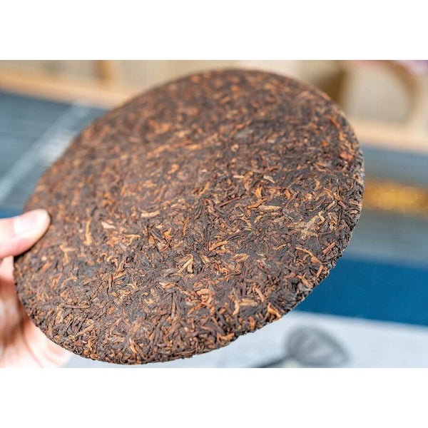 CIFbuy 357g Lao Ban Zhang Ripe Puerh Tea Yunnan Ancient Tree Aged Ripe Puerh Tea