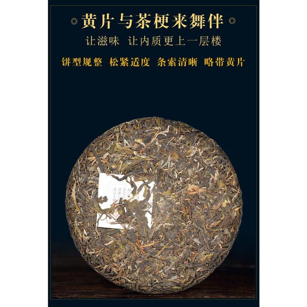 CIFbuy 2024 Early Spring Ancient Tree Pu'er Raw Tea Cake Menghai Yunnan Qizi Cake Tea
