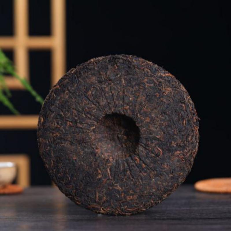 CIFbuy 357g Yunnan Puerh Ripe Tea Cake Bangpen Old Tree Pu-erh Cooked Tea Old Pu'er Tea